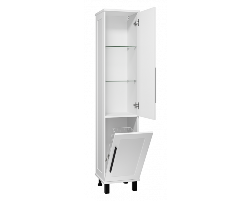 Модерн - 35 Пенал универс.. белая мат.эмаль правый с Б/К