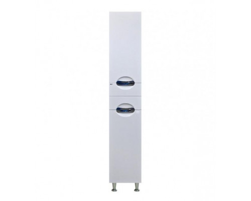 Купить Орхидея - 31 Пенал правый белая эмаль без корзины 2 ящ. в магазине сантехники Santeh-Crystal.ru