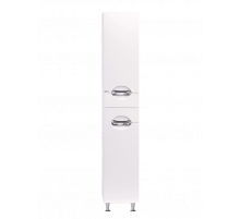 Орхидея - 35 Пенал левый белая эмаль без корзины