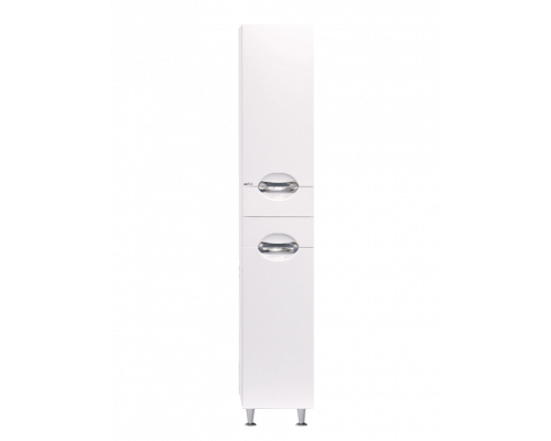 Заказать Орхидея - 35 Пенал левый белая эмаль без корзины в магазине сантехники Santeh-Crystal.ru