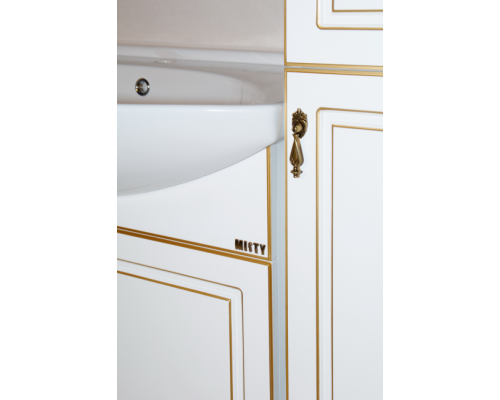 Приобрести Париж - 35 Пенал правый белая патина с 2ящ. / Б/К в магазине сантехники Santeh-Crystal.ru