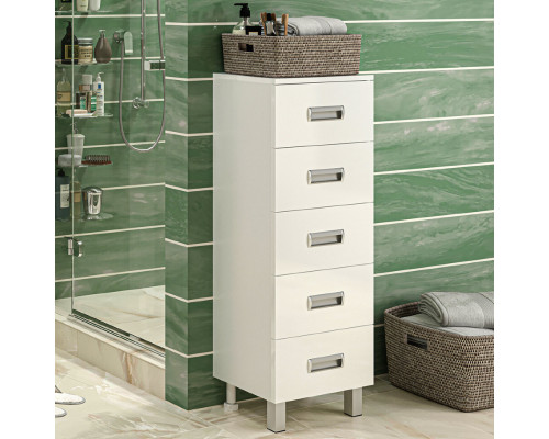 Купить Селена -40 Полупенал с 5 ящ. в магазине сантехники Santeh-Crystal.ru