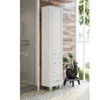 Терра - 40 Пенал белый с 3 ящ. правый