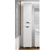 Грани - 35 Пенал с ящиком левый на ножках ( эмаль)