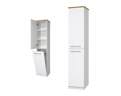 Купить Респект - 35 Пенал напольный прямой левый с Б/К в магазине сантехники Santeh-Crystal.ru