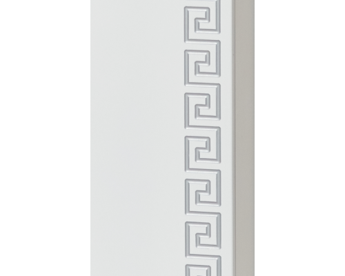 Купить Престиж - 35 Пенал правый белый серебряная патина в магазине сантехники Santeh-Crystal.ru