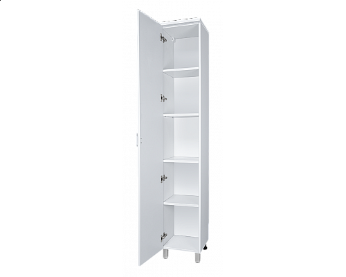 Заказать Дива - 35 Пенал напольный белый левый в магазине сантехники Santeh-Crystal.ru