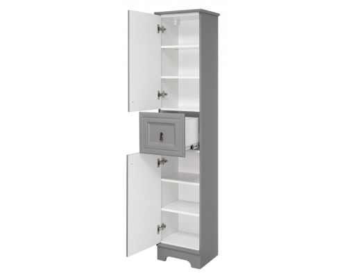 Заказать Лувр - 35 Пенал с 1 ящ., серый лев. О в магазине сантехники Santeh-Crystal.ru