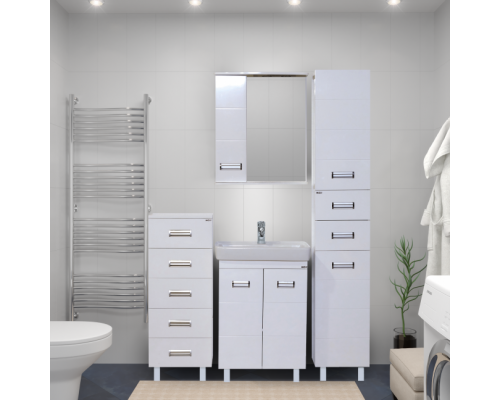 Купить Селена -40 Полупенал с 5 ящ. в магазине сантехники Santeh-Crystal.ru