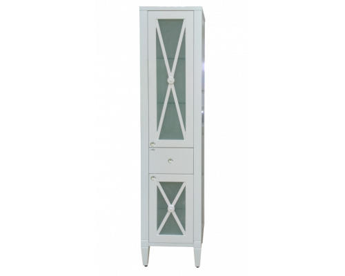 Приобрести Анна - 40 Пенал 1 ящ. прав. со стеклом в магазине сантехники Santeh-Crystal.ru