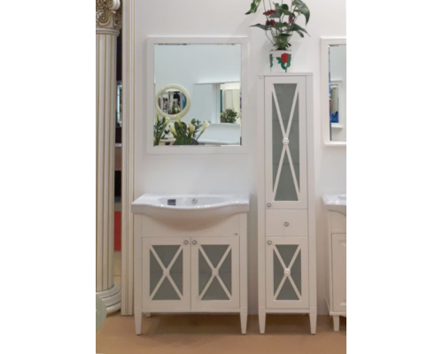 Приобрести Анна - 40 Пенал 1 ящ. прав. со стеклом в магазине сантехники Santeh-Crystal.ru