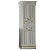 Астория Gold  - Пенал 60 белый глянцевый