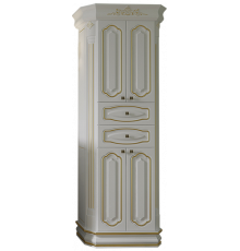 Астория Gold  - Пенал 60 белый глянцевый