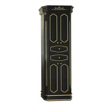 Астория Gold  - Пенал 60 черный глянцевый