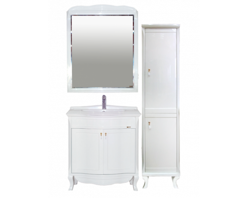 Приобрести Дайна - 40 Пенал белый правый в магазине сантехники Santeh-Crystal.ru