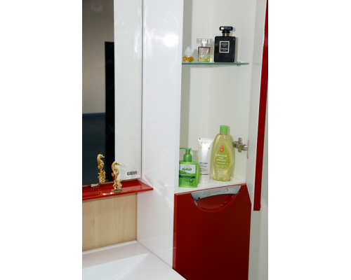 Заказать Жасмин - 30 Пенал красный универсальный прав. в магазине сантехники Santeh-Crystal.ru