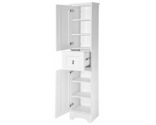 Приобрести Лувр -Пенал, белый левый 1 ящ. в магазине сантехники Santeh-Crystal.ru