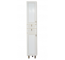 Париж - 35 Пенал левый белая патина с 2ящ. / Б/К