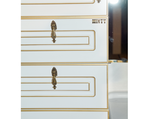 Приобрести Париж - 35 Пенал левый белая патина с 2ящ. / Б/К в магазине сантехники Santeh-Crystal.ru