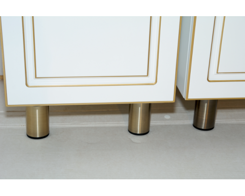 Приобрести Париж - 35 Пенал левый белая патина с 2ящ. / Б/К в магазине сантехники Santeh-Crystal.ru