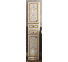 Fresko Пенал -35 лев. с 2ящ. Краколет белый патина