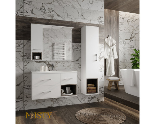 Заказать Фетта - 35 Пенал с нишей левый подвесной в магазине сантехники Santeh-Crystal.ru