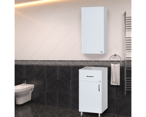 Заказать Люси - 40 Тумба напольная правая в магазине сантехники Santeh-Crystal.ru