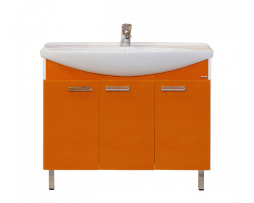 Купить Джулия -105 Тумба подвесная оранжевая в магазине сантехники Santeh-Crystal.ru