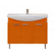 Купить Джулия -105 Тумба подвесная оранжевая в магазине сантехники Santeh-Crystal.ru