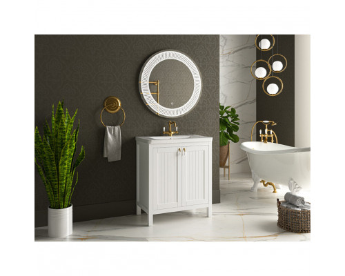 Заказать Адель - 60 Тумба прямая белая эмаль в магазине сантехники Santeh-Crystal.ru