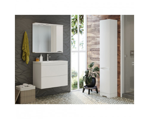 Заказать Элвис - 85 Тумба напольная с 2 ящ. белая эмаль в магазине сантехники Santeh-Crystal.ru