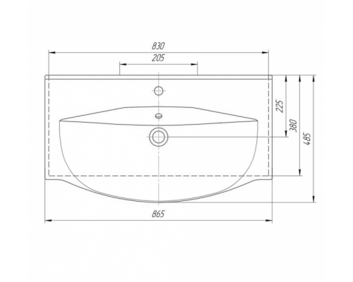 Заказать Элвис - 85 Тумба напольная с 2 ящ. белая эмаль в магазине сантехники Santeh-Crystal.ru