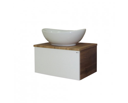 Купить Ива - 70 Тумба подвесная комбинированная 1 ящ. О в магазине сантехники Santeh-Crystal.ru