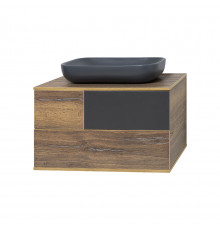 Коломбо - 80 Тумба подвесная 2 ящ. с отталк. ДСП (Дуб Галифакс)
