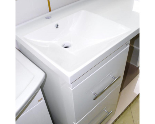 Купить Мексика - 50 Тумба под стиральную машину белая эмаль в магазине сантехники Santeh-Crystal.ru