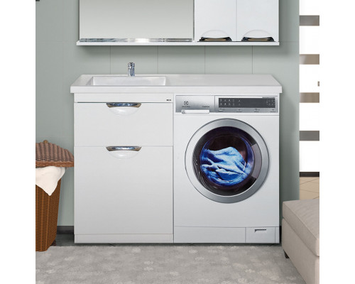 Приобрести Куба - 60 Тумба 1 ящ. под стиральную машину белая эмаль / Б/К в магазине сантехники Santeh-Crystal.ru