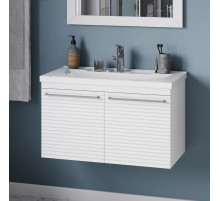 CATANIA - 80 Тумба подвесная белая (эмаль)