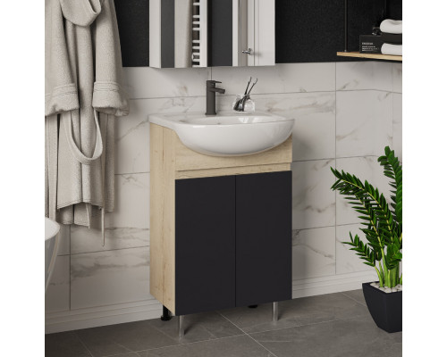 Заказать Поло - 50 Тумба напольная прямая комбинир. в магазине сантехники Santeh-Crystal.ru