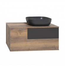 Коломбо -100 Тумба подвесная 2 ящ. с отталк. прав. ДСП (Дуб Галифакс)