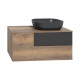 Приобрести Коломбо -100 Тумба подвесная 2 ящ. с отталк. прав. ДСП (Дуб Галифакс) в магазине сантехники Santeh-Crystal.ru