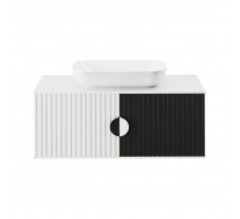 RICHARD -105 Тумба подвесная 2 дв. белый/черный