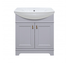 Лувр - 75 Тумба напольная, серая О