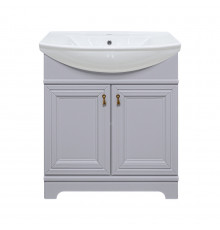 Лувр - 75 Тумба напольная, серая О