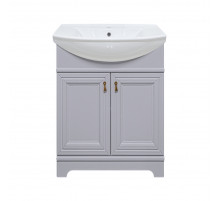 Лувр - 65 Тумба напольная, серая