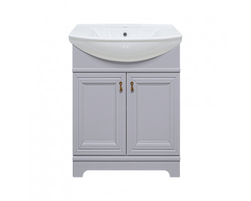 Заказать Лувр - 65 Тумба напольная, серая в магазине сантехники Santeh-Crystal.ru