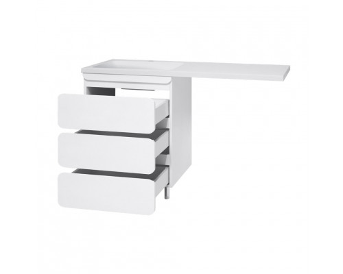 Заказать Чегет - 70 Тумба напольная 3 ящ. под стиральную машину, белая в магазине сантехники Santeh-Crystal.ru