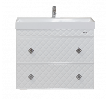 Valencia - 80 Тумба ПОДВЕСНАЯ с 2 ящ. белая