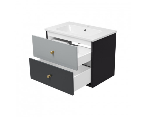 Заказать Кристиан - 80 Тумба подвесная с 2 ящ. в магазине сантехники Santeh-Crystal.ru