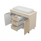 Заказать ENFIDA -100 Тумба напольная 3 ящ. бежевая мат. эмаль (Энфида) в магазине сантехники Santeh-Crystal.ru