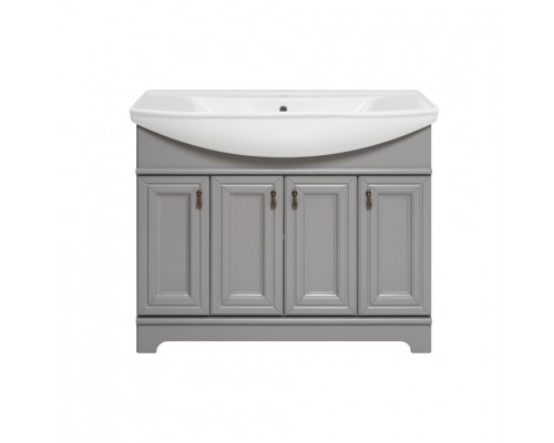 Приобрести Лувр -105 Тумба напольная, серая в магазине сантехники Santeh-Crystal.ru